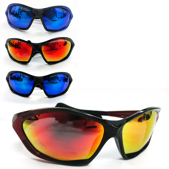 1 Chopper Strap Wind Resistant Sunglasses Motorcycle Riding Glasses Sport Lens