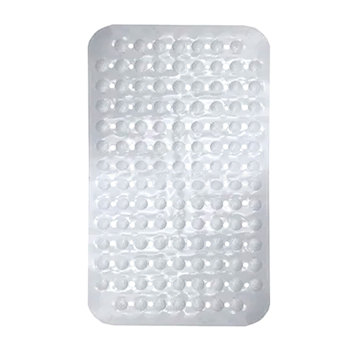 1 Strong Suction Grip 27" x 14" Bath Mat Textured Rubber Non-Slip Shower Mats
