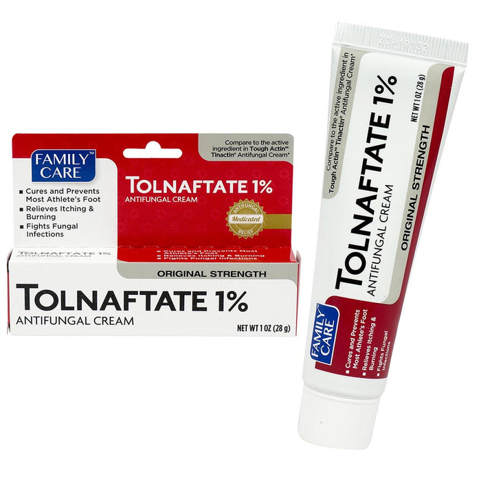 Athlete's Foot Antifungal Cream Treatment Tolnaftate 1% Relieves Itching Burning