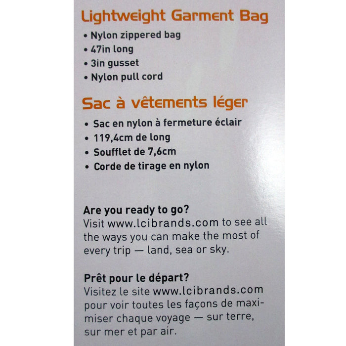 47" Suit Travel Garment Bag Dress Storage Cloth Cover Coat Jacket Carrier Zipper