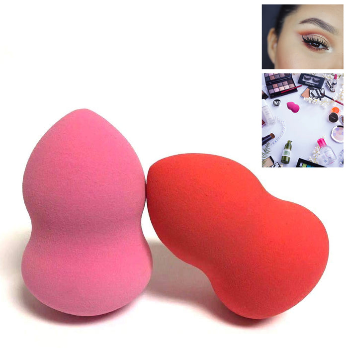 4 Sponge Blender Makeup Powder Puff Applicator Beauty Blending Eye Face Smooth