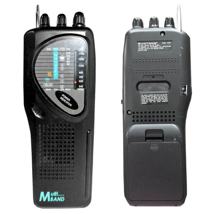1 Pc Vintage Suntone Multiband Radio Portable AM FM TV1 TV2 Weather Battery NEW