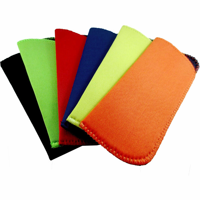 2 Pc Neoprene Sunglasses Sunglass Carrying Pouch Eyewear Case Bag Storage Sleeve