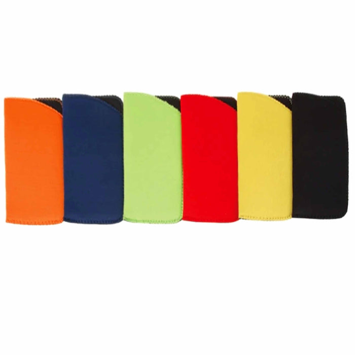6 Multi Color Fabric Sunglasses Sunglass Carrying Pouch Case Bag Storage Sleeves