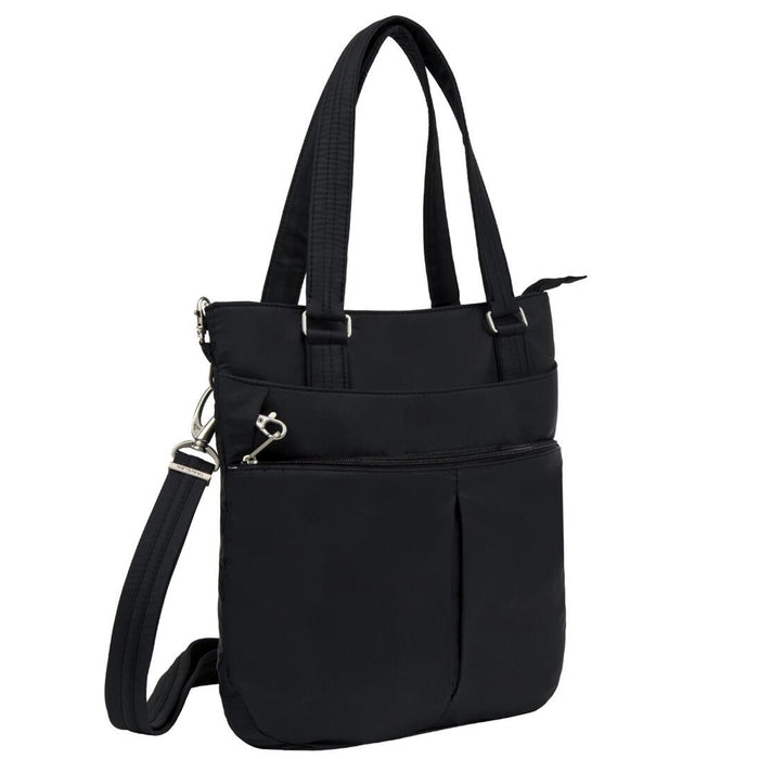 Travelon Women RFID Anti Theft Purse Crossbody Shoulder Bag Pack Multi Pocket Bk