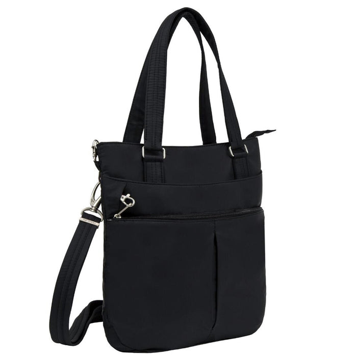 Travelon Women RFID Anti Theft Purse Crossbody Shoulder Bag Pack Multi Pocket Bk
