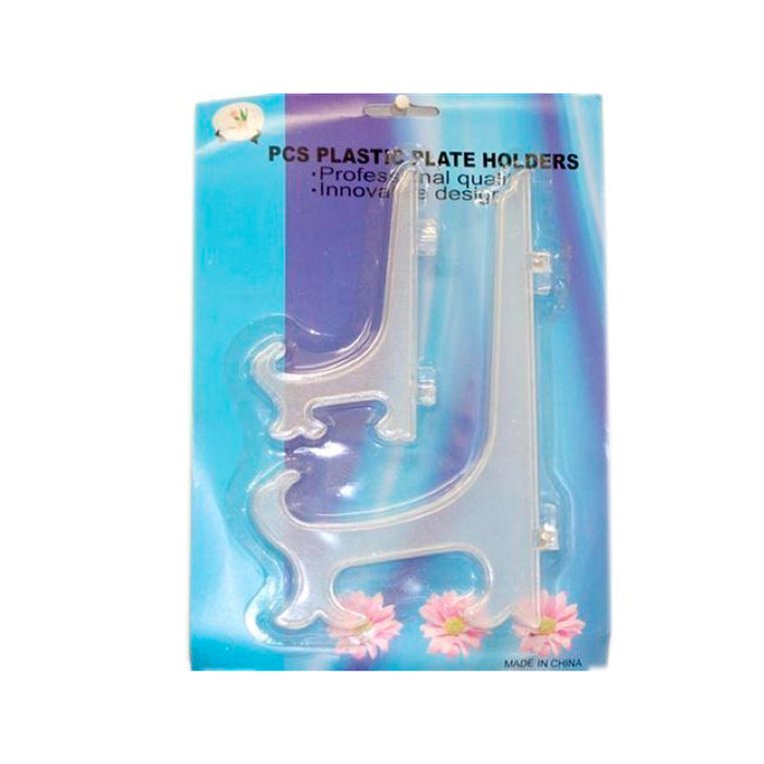 12 Pc Display Stand Easels Plate Picture Holder Photo Frame Frosted Home Decor