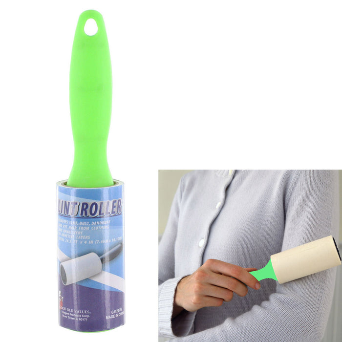 4Pk Lint Roller 200 Sheets Pet Hair Removal Dog Cat Clothes Remover Extra Sticky
