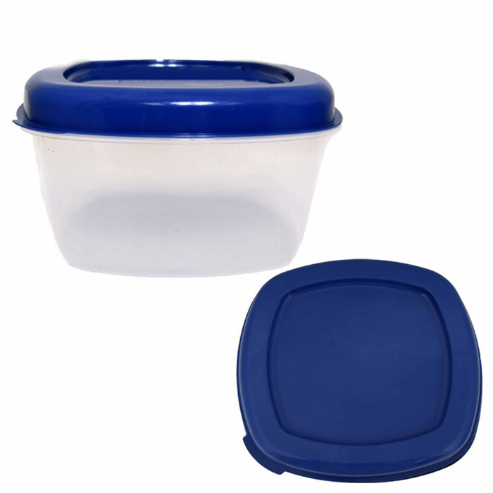 3 Pc Refrigerator Food Storage Assorted Container Microwaveable Plastic W/ Lids