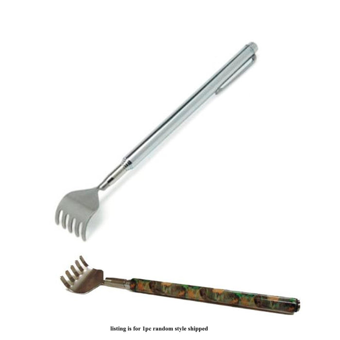 Telescoping Back Scratcher Metal Telescopic Handle Grip Extendable Backscratcher