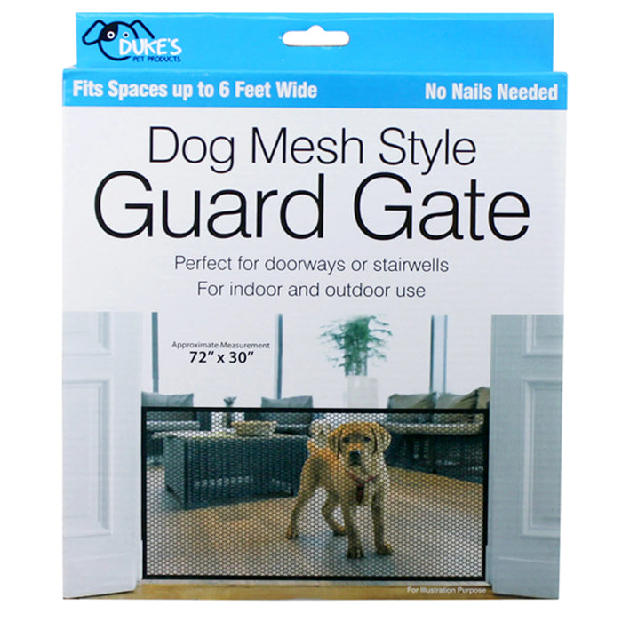 Large Pet Dog Baby Safety Gate Mesh Fence Portable Guard Indoor Home Kitchen Net