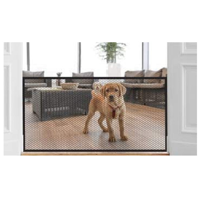Large Pet Dog Baby Safety Gate Mesh Fence Portable Guard Indoor Home Kitchen Net