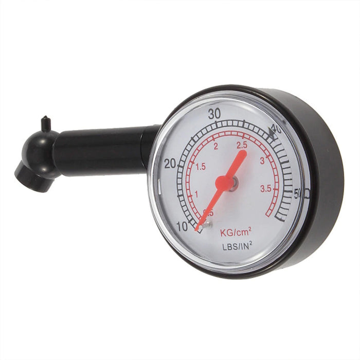 Tire Air Pressure Gauge 10-50 PSI Truck Auto Car Bicycle Tyre Tester Dial Meter