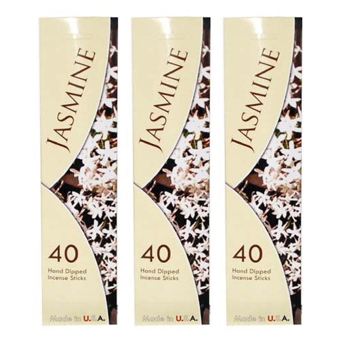 80 Bulk Jasmine Incense Sticks Hand Dipped Fragrance Scent Burning Perfume Home