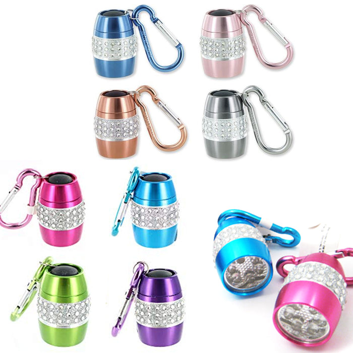 1 X Pocket Flashlight Small 6 Led Light Torch Bright Portable Keychain Purse New