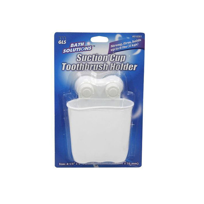 Toothbrush Razor Holder Suction Cup Stand Wall Mount Grip Plastic Stand Bathroom