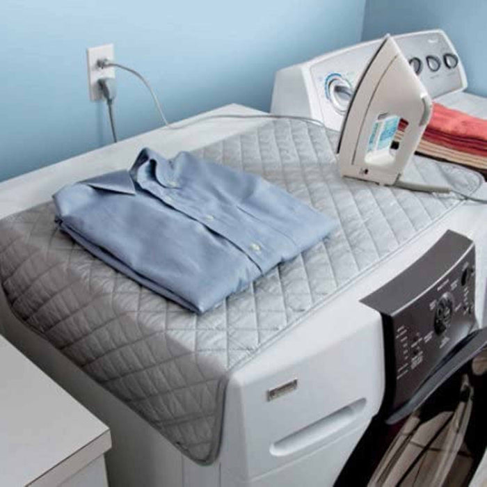 Iron Anywhere Ironing Mat Portable Magnetic Cover Apartments School Dorm Travel