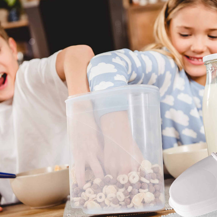 1 Plastic Cereal Dispenser 162oz Dry Food Snack Nut Storage Container 4.8 Liters