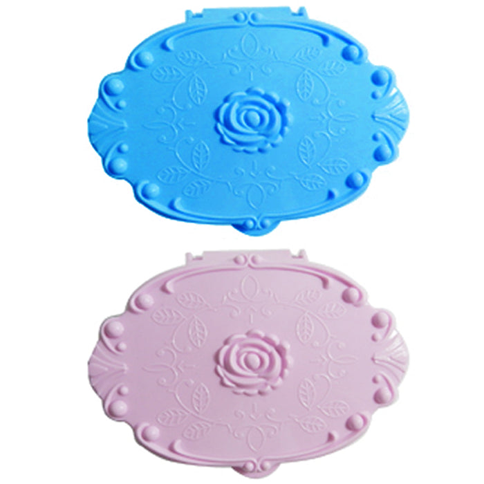 2 Travel Soap Holder w/ Lid Draining Soap Box Shower For Travel Gym Camp Bath