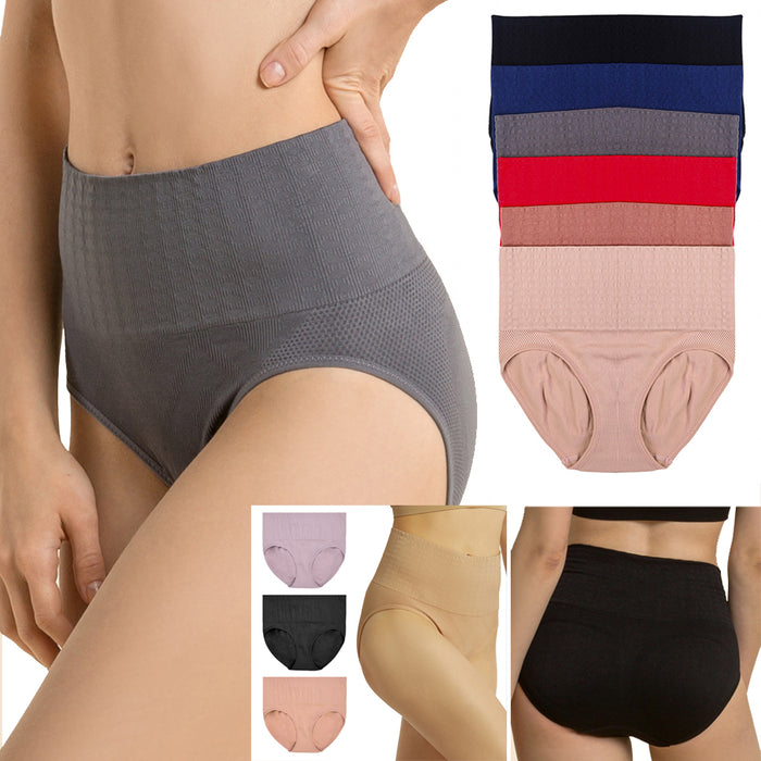 3 Waist Trimmer Cincher Girdle Tummy Control Panty Slimming Body Shaper Seamless