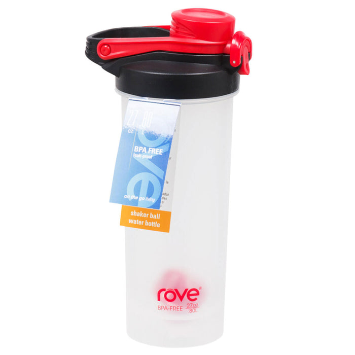 2 Shaker Bottles Protein Shake Mixer Blender Cup Leak Proof Fitness Sports 28 Oz