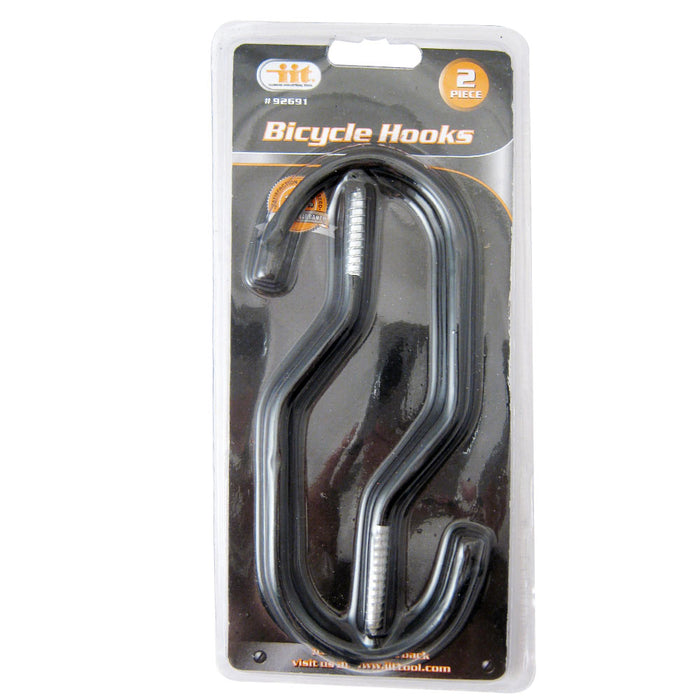2Pc Ceiling Bicycle Hooks Bike Storage Cycling Rack Wall Hanger PVC Pad Lifetime