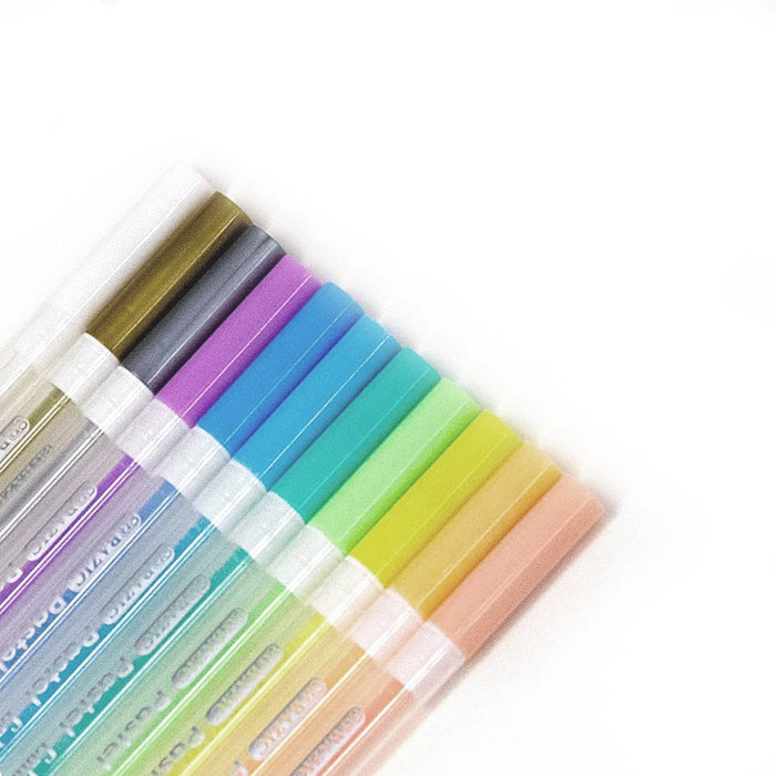 48 Color Gel Pens Pastel Art Markers Adult Coloring Book Drawing Craft Doodling