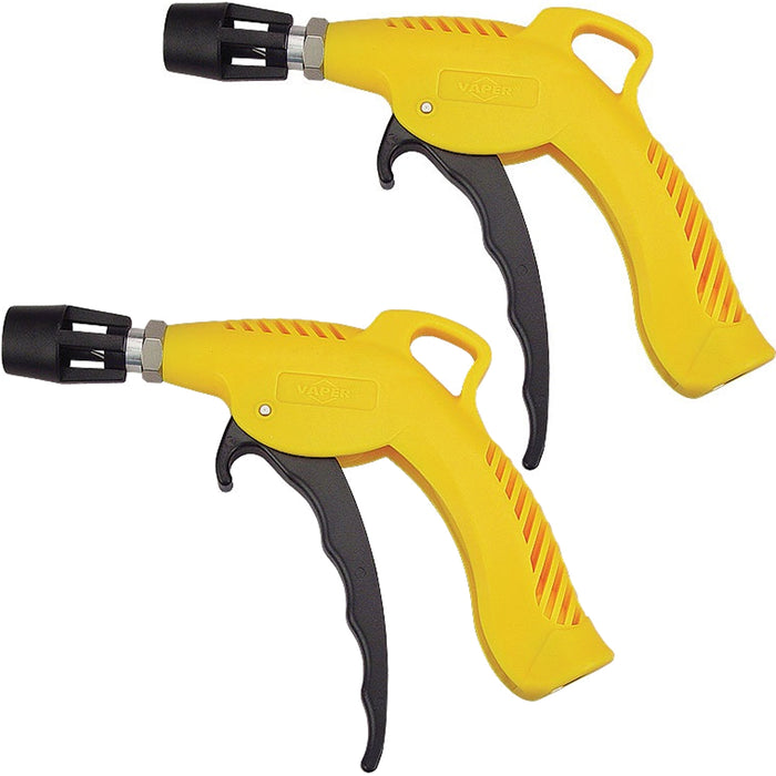 2 Pc Venturi Tip Nozzle Air Compressor Blow Gun High Flow Low Consumption 200psi
