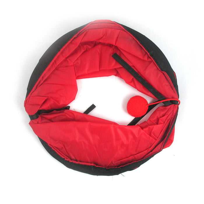 Dog Toy Cat Tunnel Pet Supplies Toys Collapsible Crinkle Kitten Fun Play 18" New