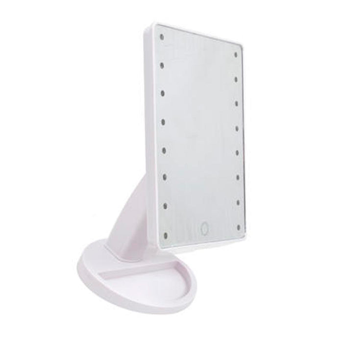 Cosmetic Vanity Mirror 16 LED Bright Lighted Touch Screen Beauty Makeup Stand