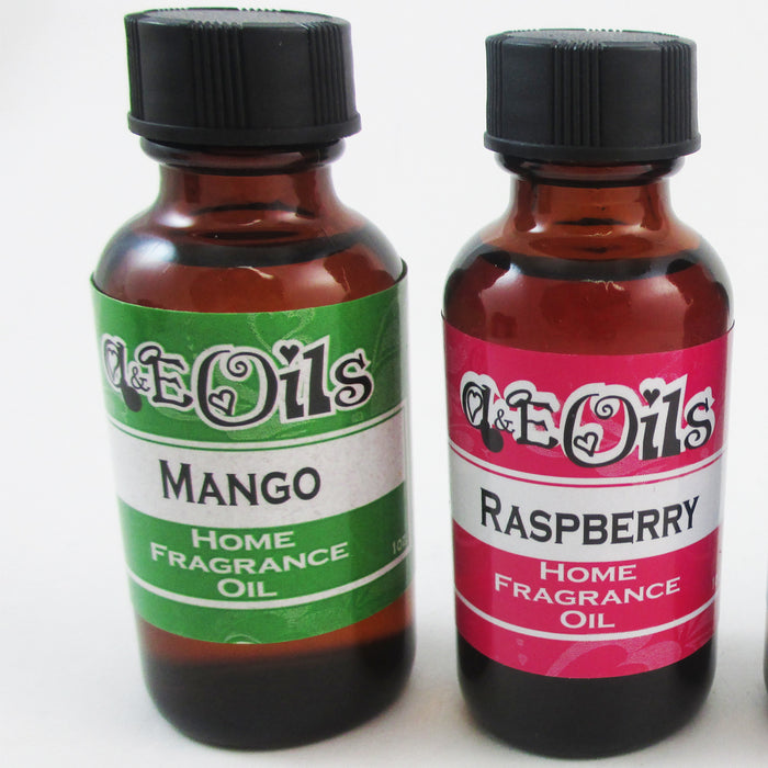 8 Aroma Therapy Oils Set Fruit Scent Spa Home Fragrance Air Diffuser Burner 30ml