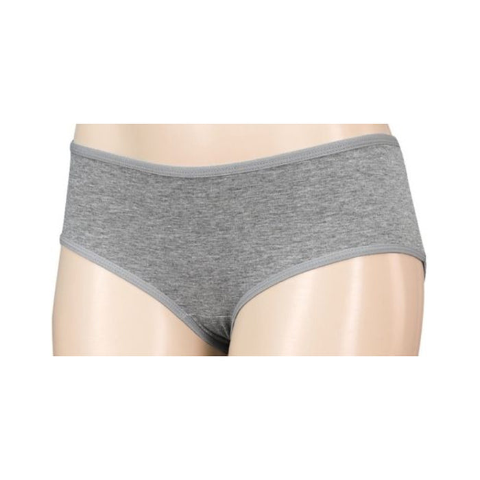 6 Pk Women Cotton Blend Bikini Panties Briefs Underwear Sports Low Rise Sporty S