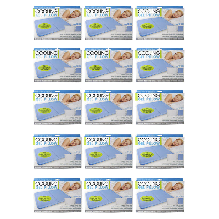 Cooling Gel Pillow Therapy Insert Sleeping Aid Pad Mat Muscle Relief Sleep Gift