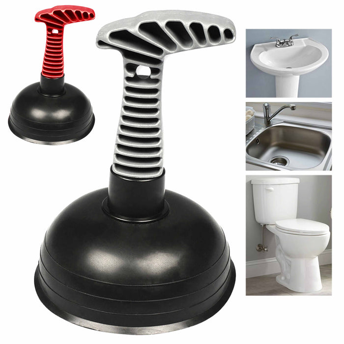 Small Plunger Unclogging Kitchen Bathroom Sink Drain Blaster Cleaner Shower Tub