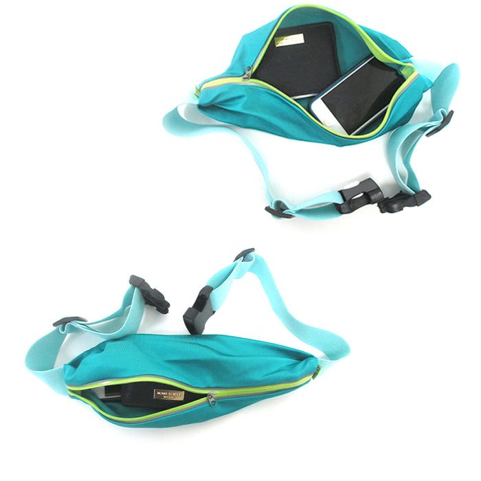 1 Sport Runner Zipper Fanny Pack Waist Belt Bum Bag Workout Travelling Zip Pouch