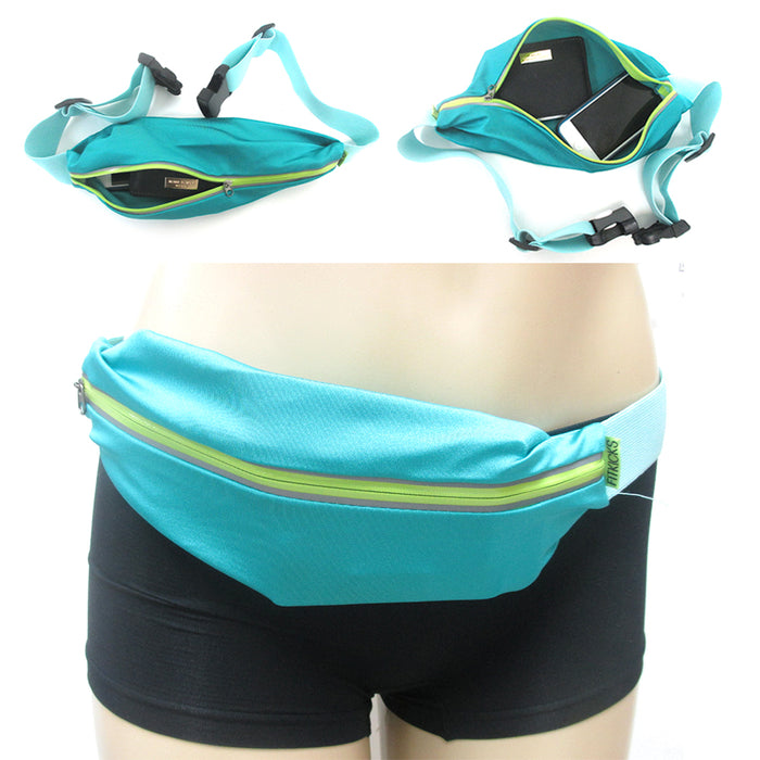 1 Sport Runner Zipper Fanny Pack Waist Belt Bum Bag Workout Travelling Zip Pouch