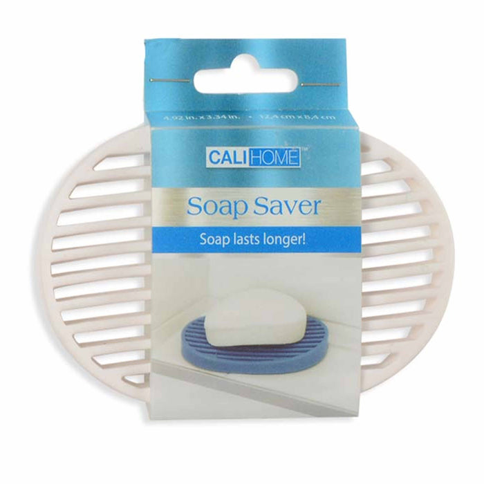 6 Silicone Bar Soap Saver Dish Tray Draining Holder Rack Case Bathroom Shower