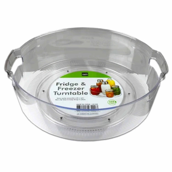 4 Pc Fridge Freezre Lazy Susan Turntable Refrigerator Food Storage Cabinet 11"