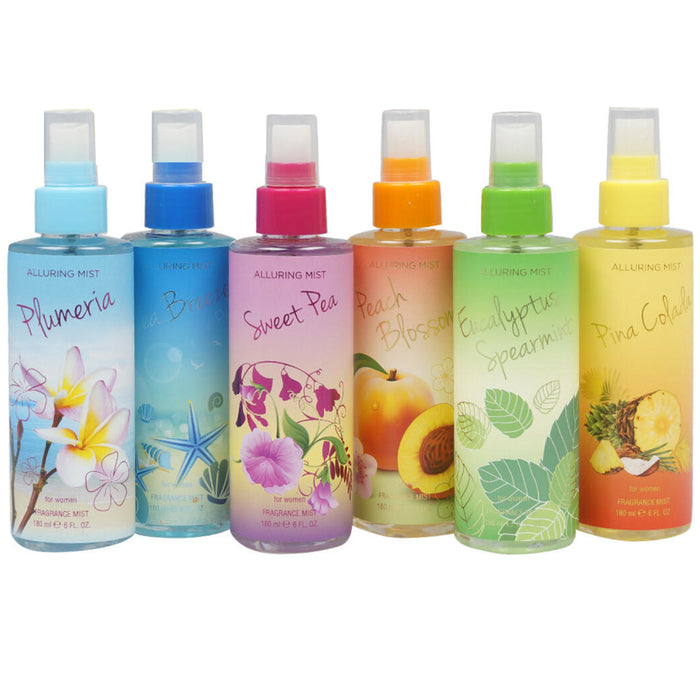 2 Body Spray Mist Splash Perfume Bath Fragrance Deodorize Assorted Scents 6 Oz