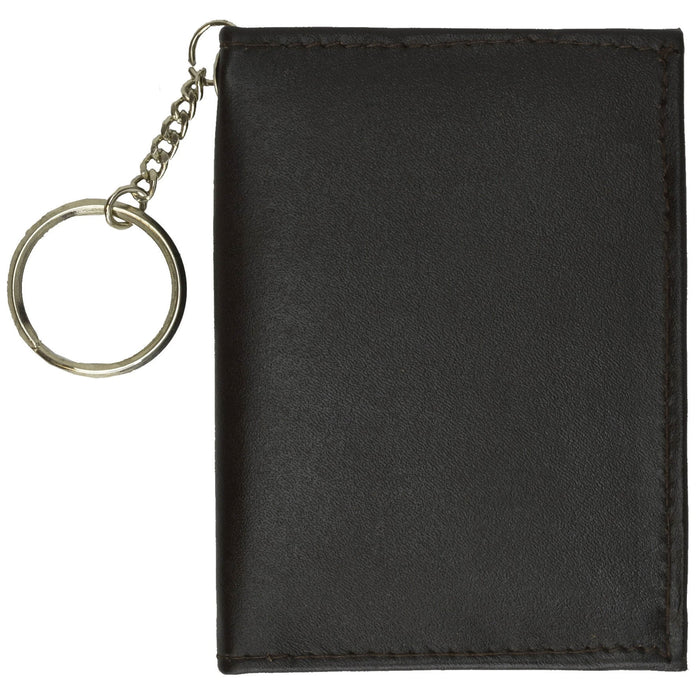 1 Pc Slim Genuine Leather Wallet Bifold ID Credit Card Holder Black Women Men