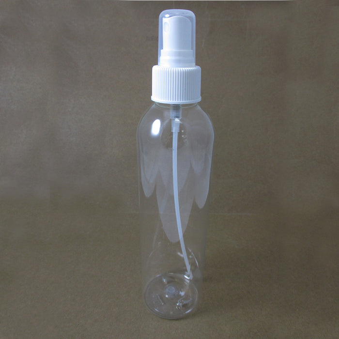 12 Pc Clear Spray Bottle 8 Oz Plastic Mist Cap Cover Empty Refillable