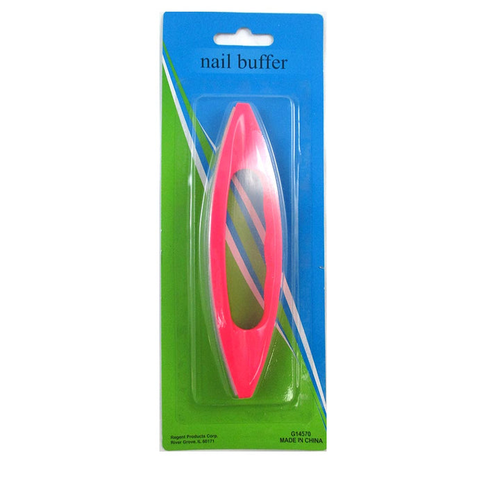 1 Nail Buffer File Handle Polisher Sanding Manicure Pedicure Shiner Tool Pink