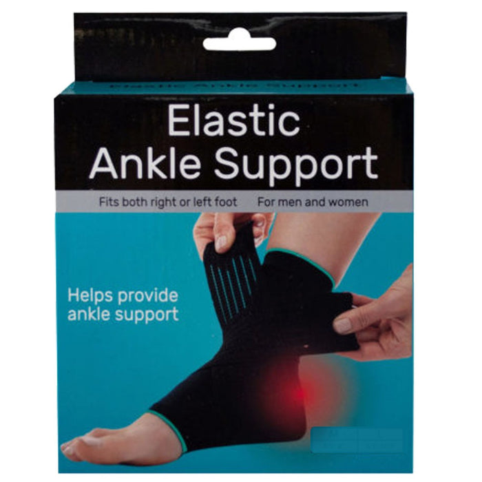 1 Ankle Support Wrap Elastic Brace Sleeve Muscle Arthritis Pain Relief Gym Sport