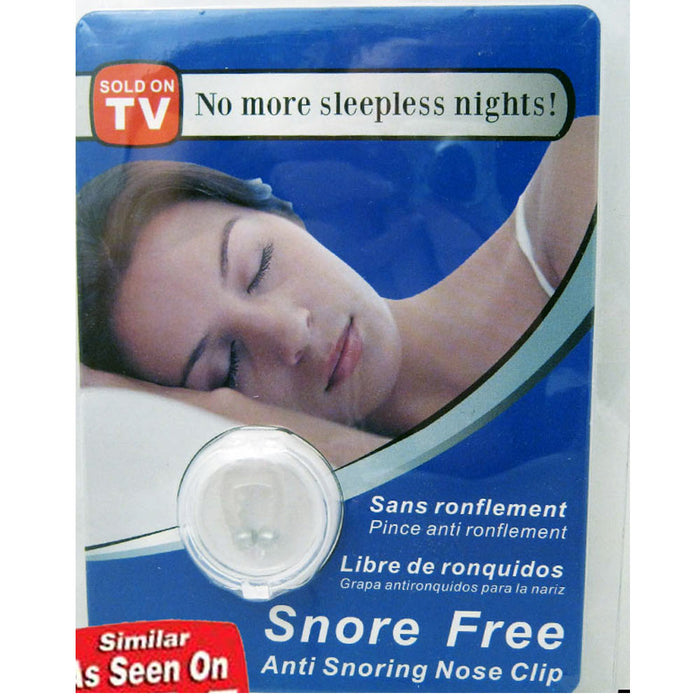 2 Pack Anti Snoring Nose Clips Stop Snore Free Sleep Aid Guard Night Sleep On Tv