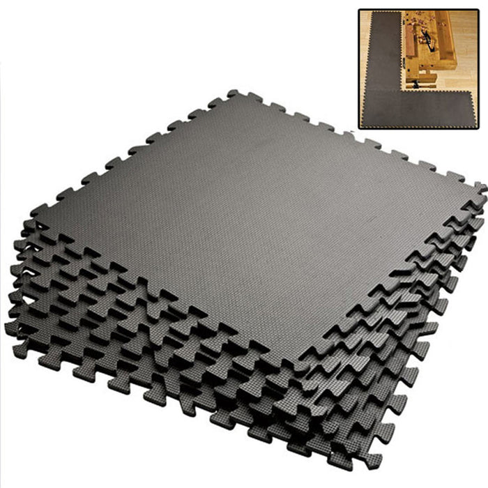 192 SQ FT INTERLOCKING EVA FOAM FLOOR PUZZLE WORK GYM MATS PUZZLE MAT LOT GREAT