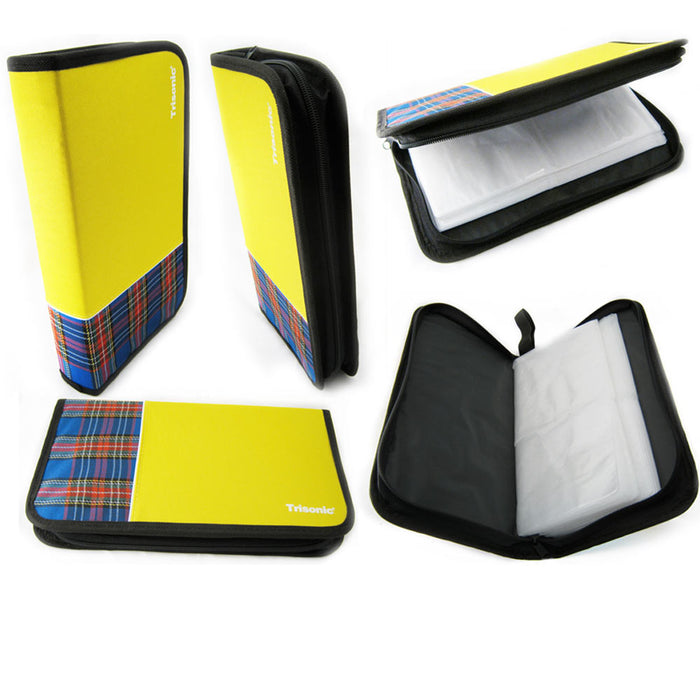 1 x 64 Disc CD Case Holder DVD Storage Wallet Organizer Book Media Case Bag New