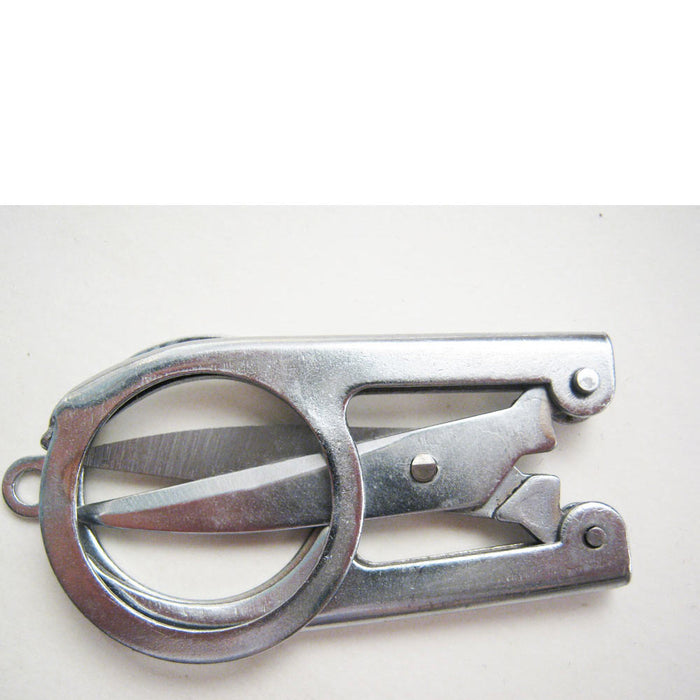 2pc Folding Scissors Pocket Travel Small Cut Cutter Crafts Sharp Blade Emergency