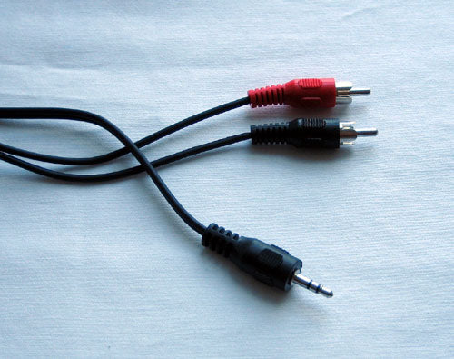 6 FT 3.5mm Aux Male Jack to AV 2 RCA Stereo Music Audio Cable MP3 iPod Phone New