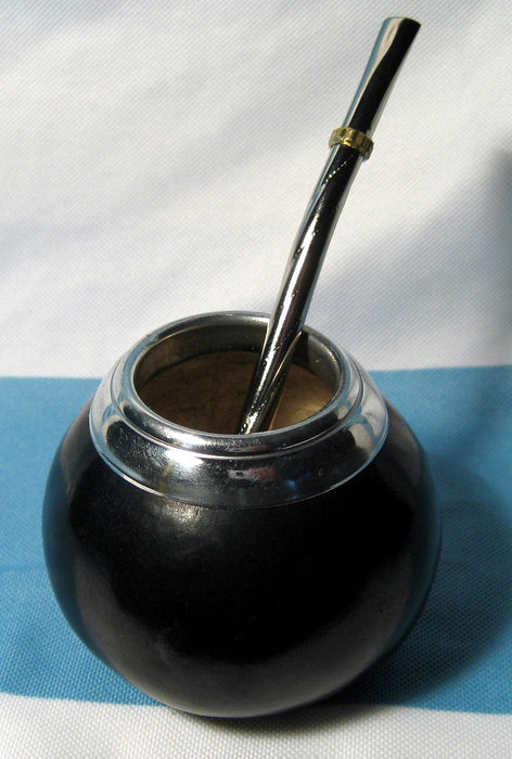 New Argentina Mate Gourd Tea Cup Straw Bombilla Infuse Healthy Drinking Kit 4797