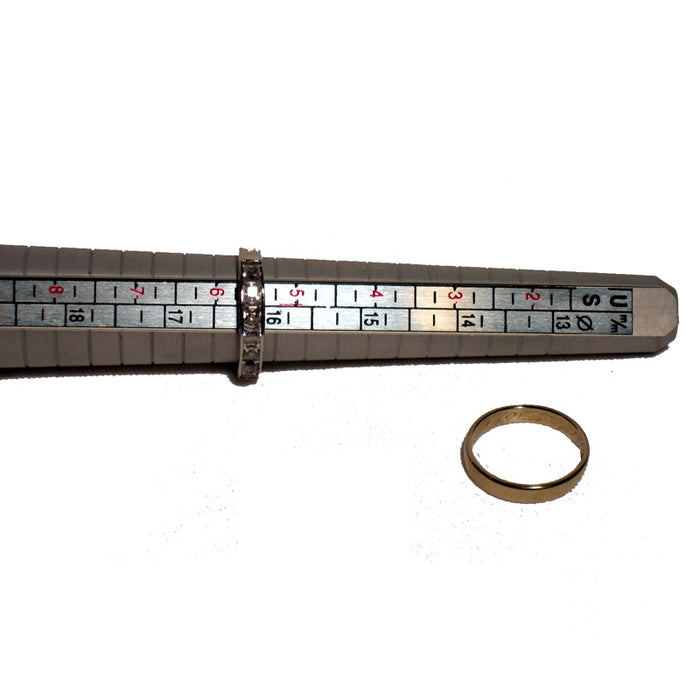 Ring Sizer Universal Aluminum Stick 1-15 Gauge Size Jewelers Mandrel Jewelry New